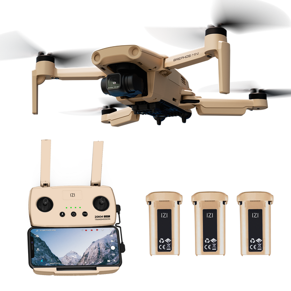 IZI Brephos Fly More Combo Mini Drone – Premium Drone with Camera 4K Professional, 48MP Imaging, Starlight Vision, 3-Axis Stabilizer, 3000mAh Long Flight, <249g Featherweight, 20km Range - Image 4